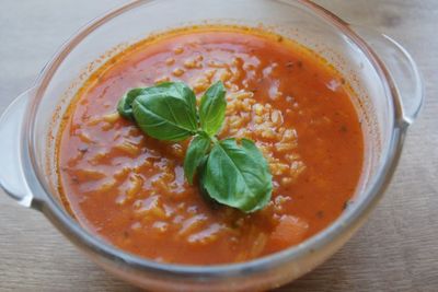Zupa pomidorowa z ryżem i bulgurem