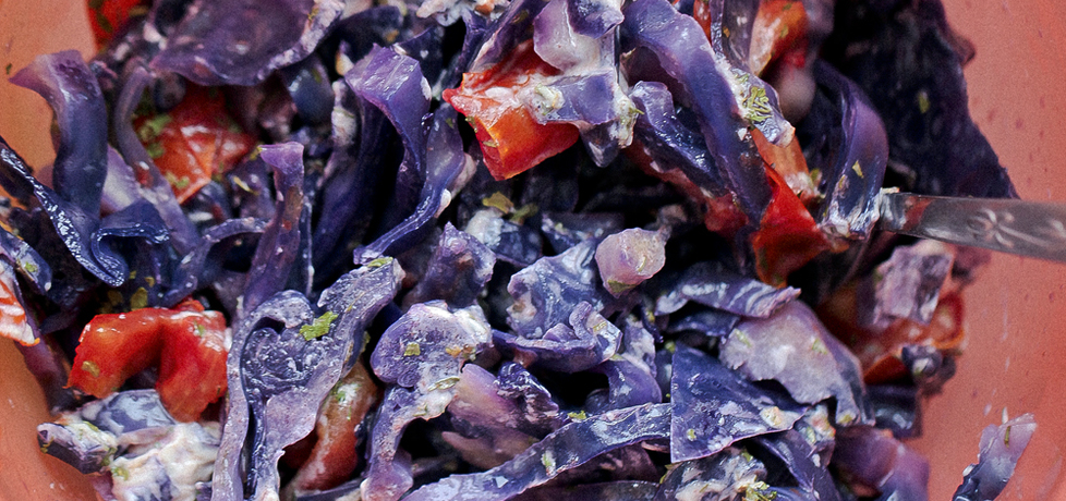 Sałatka fioletowa na ostro (autor: dorota20w)