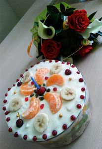 Dietetyczny tort urodzinowy