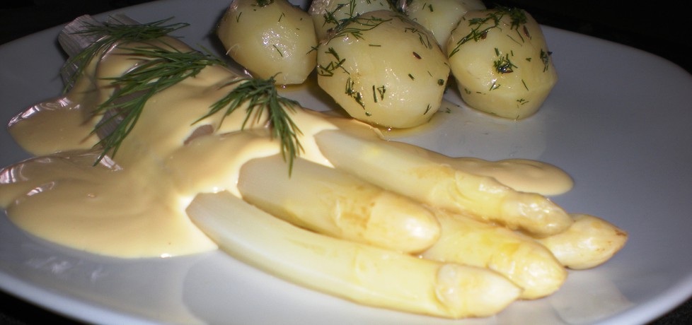 Szparagi białe z sosem holenderskim (autor: ejola1 ...