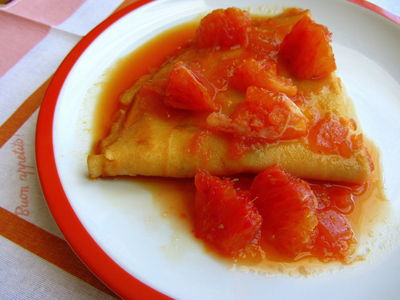 Naleśniki z pomarańczami flambée (crêpe suzette ...