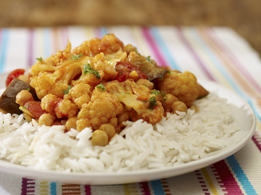 Warzywne curry z ryżem