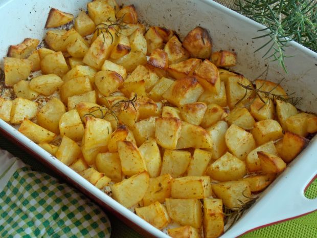 Przepis  pieczone ziemniaki do obiadu przepis