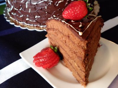 Tort mocno czekoladowy
