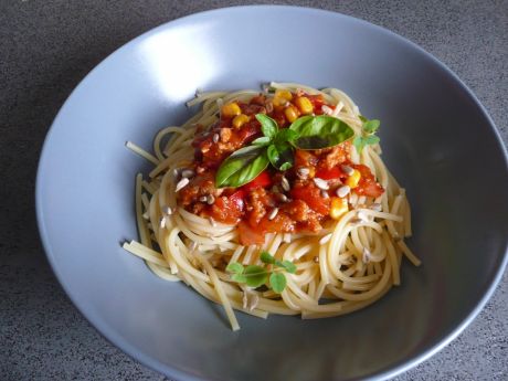 Przepis  spaghetti z warzywami elfi przepis
