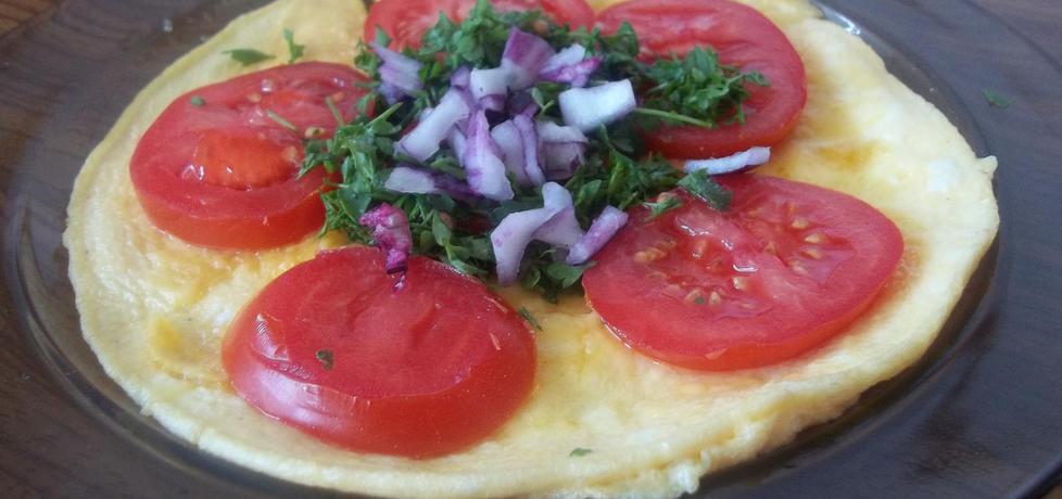 Omlet z pomidorami i rzeżuchą (autor: beatris)