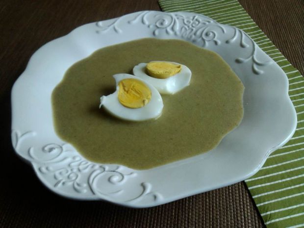 Przepis  zupa szczawiowa na maśle z jajkiem przepis