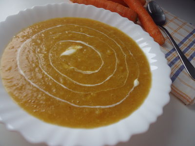 Zupa-krem marchwiowo