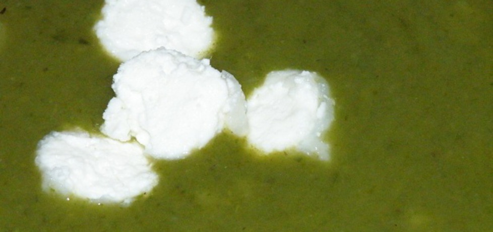 Zupa szpinakowa z serem feta i czosnkiem (autor: habibi ...