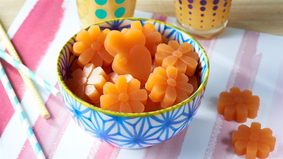 Przepis na żelki pomarańczowo-marchewkowe