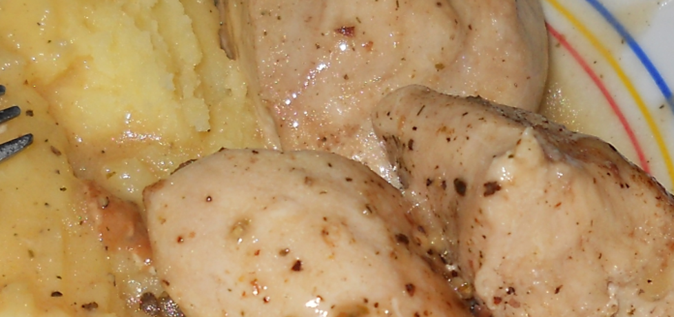 Filety z kurczaka duszone w sosie śmietanowym (autor: ewelinapac ...