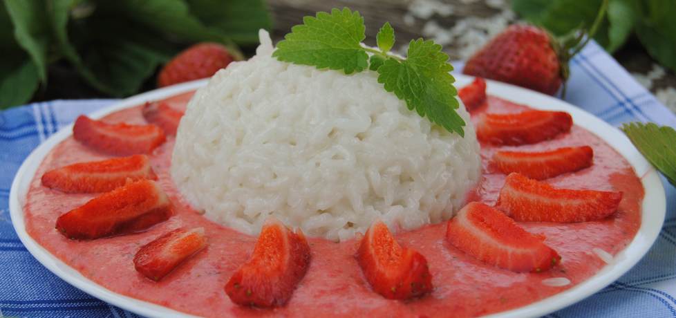 Kokosowy ryż z truskawkami (autor: jadwigajaga85 ...