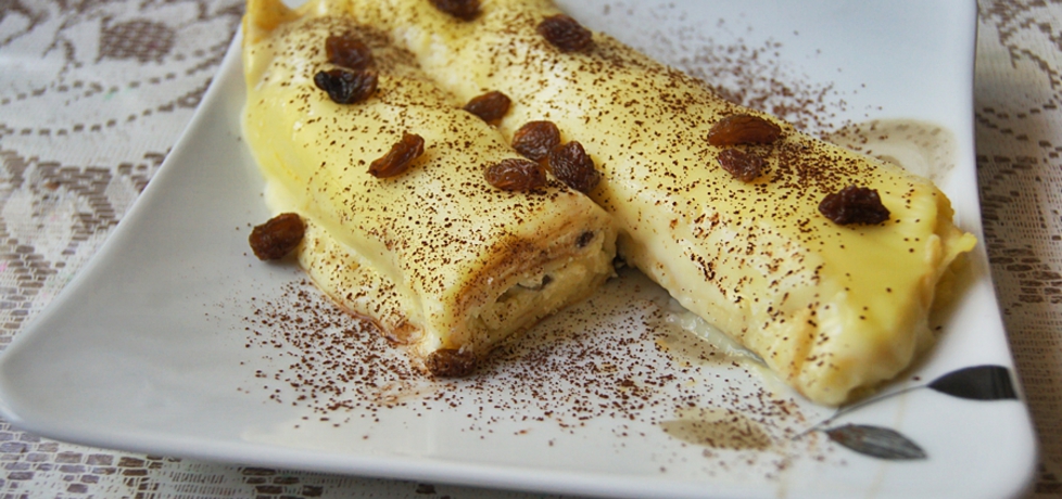 Naleśnikowy deser z serem i budyniem (autor: ania84 ...