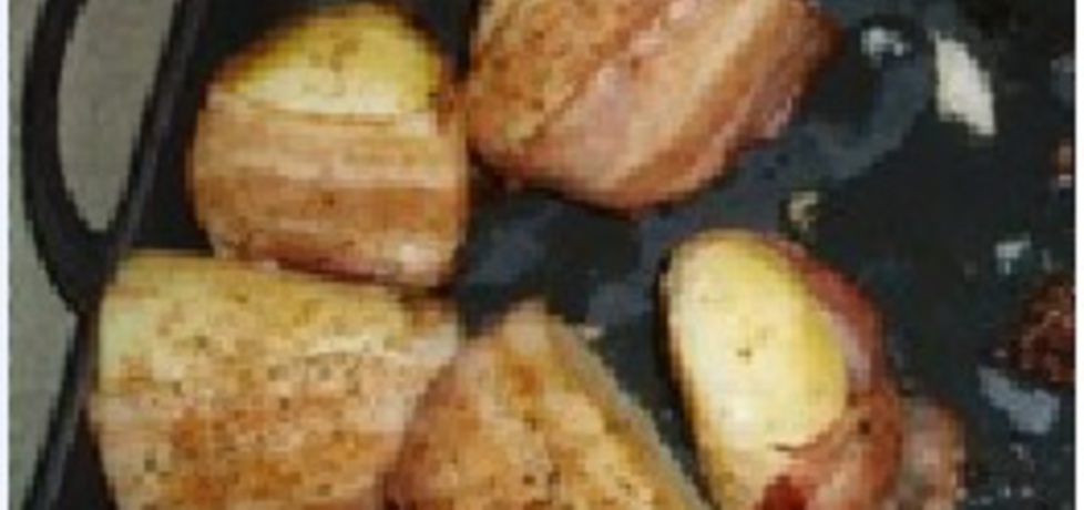 Pieczone ziemniaki z boczkiem i szynką (autor: elficzna ...