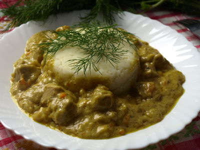 Potrawka curry z indyka