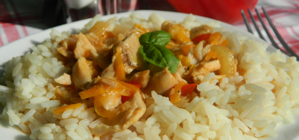Ryż z sosem z kurczaka (autor: bietka)