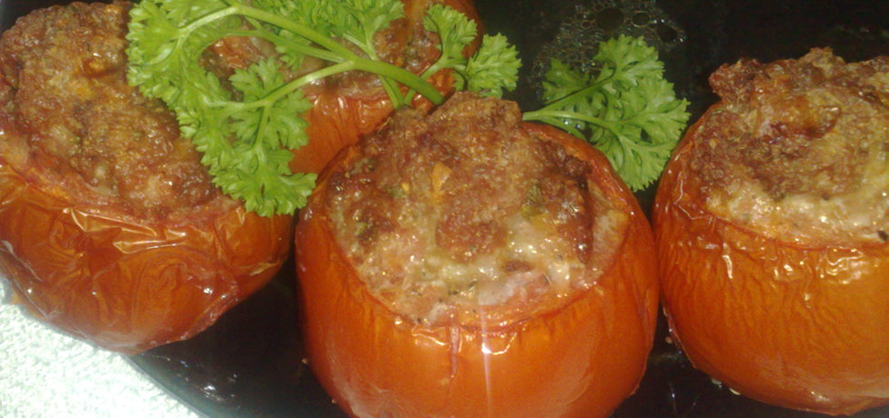 Pomidory faszerowane mięsem i mozarellą (autor: teresa18 ...