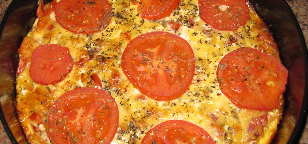 Tarta z pomidorami i salami (autor: hahanka)