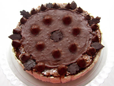 Jesienny tort czekoladowo