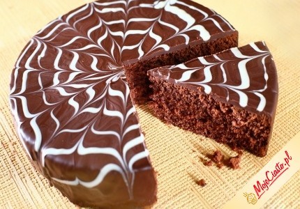 Ciasto czekoladowe  pajączek