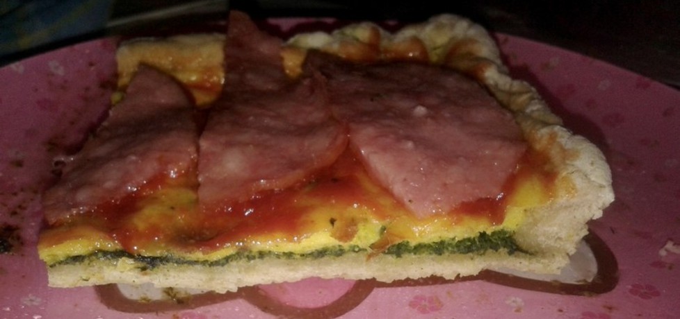 Pizza z nadzianym szpinakiem spodem (autor: jola1508 ...