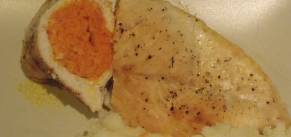 Filety z kurczaka faszerowane marchewką (autor: magula ...