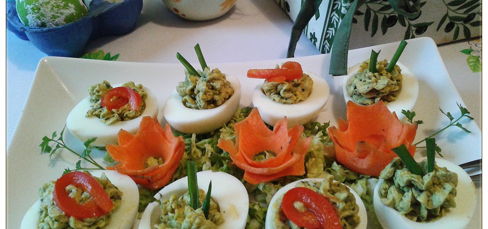 Wielkanocne jajka faszerowane porem (autor: monikat83 ...