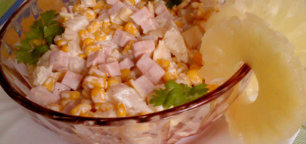 Szybka sałatka z ananasem (autor: ania2610)