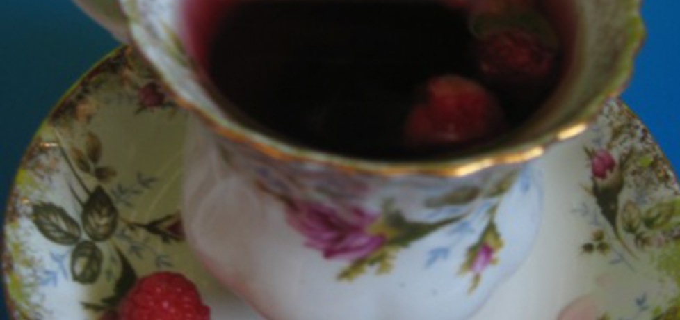 Herbata malinowa z cukrem (autor: jolantaps)