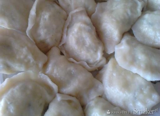 Pierogi ruskie z miętą