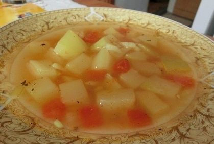 Przepis  dietetyczna zupa z cukinii przepis