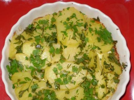 Przepis  zapiekane ziemniaki z oliwą truflową : przepis