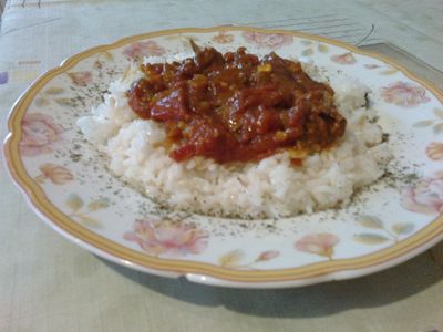 Przepyszna potrawka jagnięca tagine z ryżem