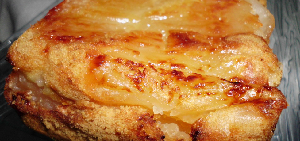 Ciasto ucierane z jabłkami karmelizowanymi (autor: borgia ...