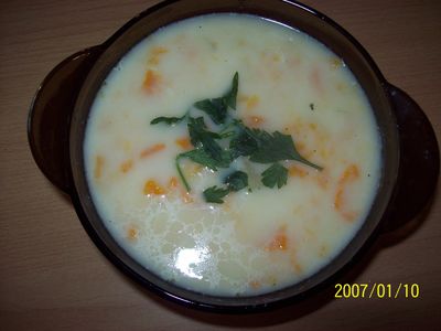 Szybka zupa marchewkowa