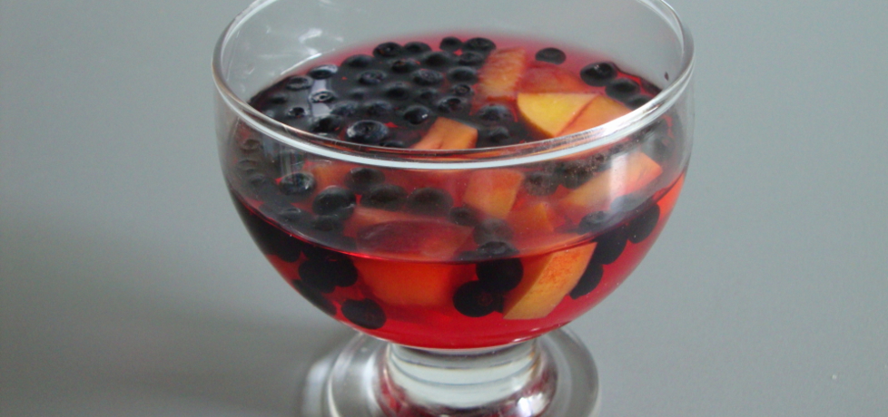 Galaretka truskawkowa z owocami (autor: anecia04 ...