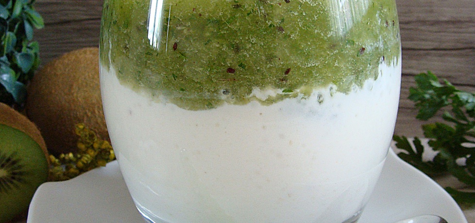 Biało zielony koktajl z kiwi (autor: 2milutka)