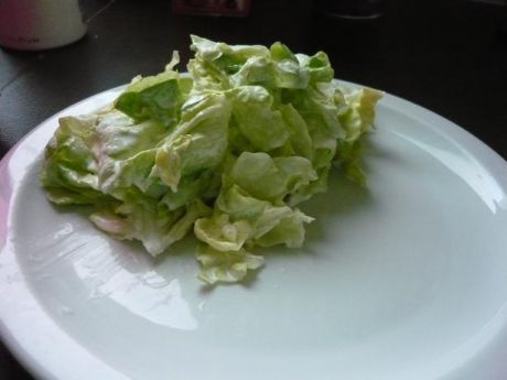 Przepis  zielona sałata do obiadu przepis