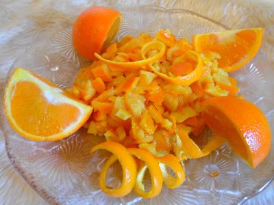 Skórka pomarańczowa do ciast i deserów