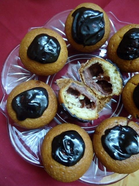 Przepis  muffinki z budyniem czekoladowym przepis