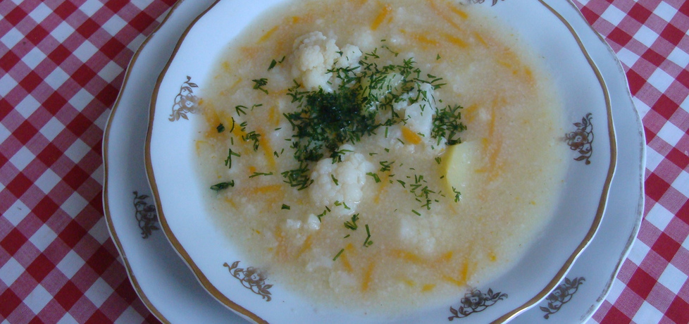 Dietetyczna zupa kalafiorowa (autor: pestka)