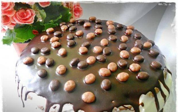 Przepis  tort kakaowy z cytrynową pianką przepis