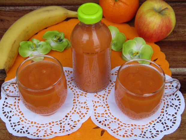 Przepis  sok marchwiowo- owocowy a'la kubuś przepis