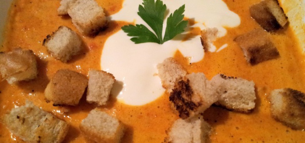 Zupa- krem z pieczonej papryki (autor: krokus)