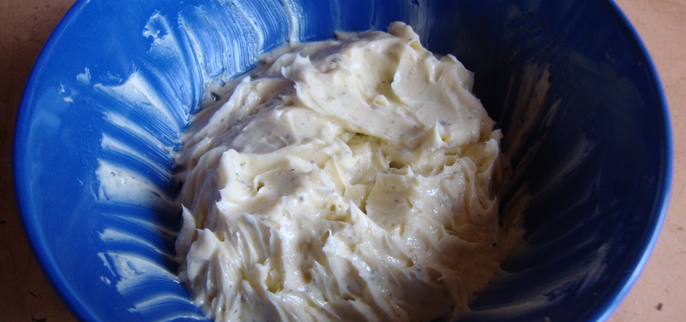 Masło czosnkowe z bazylią (autor: anna134)