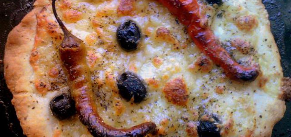 Pizza z oliwkami i papryczką peperoni (autor: agnieszka189 ...