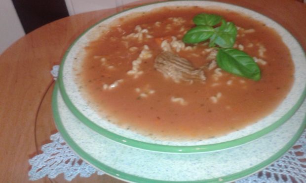 Przepis  zupa pomidorowa z makaronem przepis