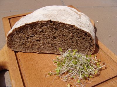 Chleb pszenno żytni z prażoną mąką
