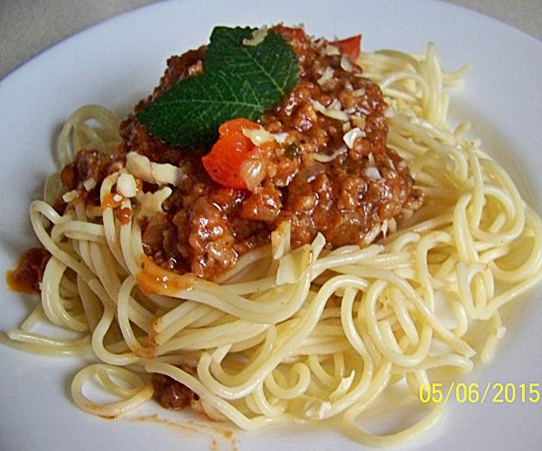 Przepisy: spaghetti bolognese
