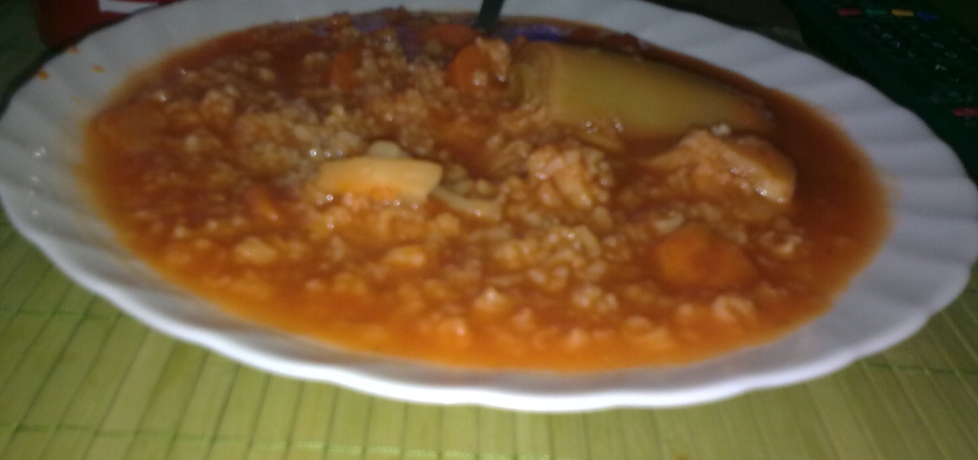 Pomidorówka z ryżem (autor: mariola21)